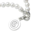 Clemson Pearl Bracelet with Sterling Silver Charm - Image 2