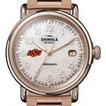 Oklahoma State Shinola Watch, The Runwell Automatic 39.5mm MOP Dial - Image 1