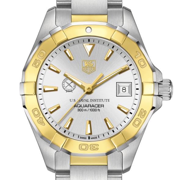 US Naval Institute Women's TAG Heuer Two-Tone Aquaracer