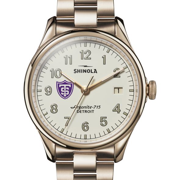 St. Thomas Shinola Watch, The Vinton 38mm Ivory Dial - Image 1