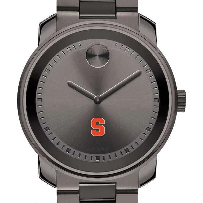 Syracuse University Men's Movado BOLD Gunmetal Grey