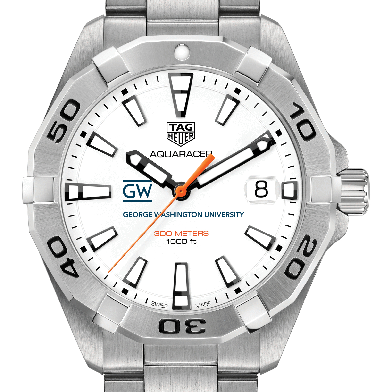George Washington Men's TAG Heuer Steel Aquaracer
