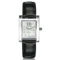Women's Mother of Pearl Quad Watch with Leather Strap - Image 1