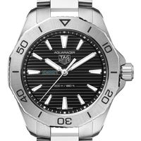 Emory Men's TAG Heuer Steel Aquaracer with Black Dial