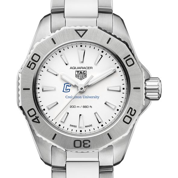 Creighton Women's TAG Heuer Steel Aquaracer with Silver Dial - Image 1