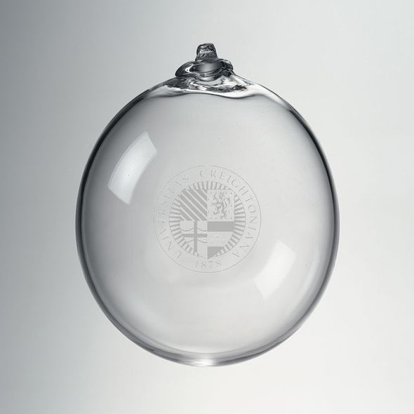 Creighton Glass Ornament by Simon Pearce - Image 1