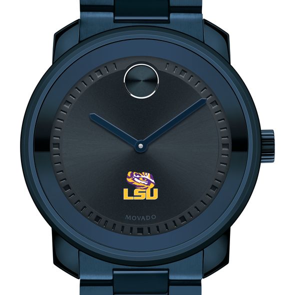 Louisiana State University Men's Movado BOLD Blue Ion with Bracelet - Image 1