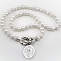 James Madison Pearl Necklace with Sterling Silver Charm