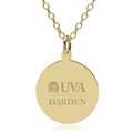 UVA Darden 18K Gold Pendant & Chain - Image 1