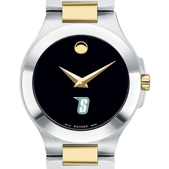 Siena Women's Movado Collection Two-Tone Watch with Black Dial - Image 1
