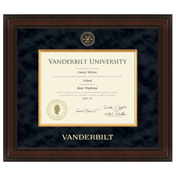 Vanderbilt Diploma Frame - Excelsior - Image 1