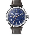 click to view Georgia Tech Shinola Watch, The Runwell Automatic 45mm Royal Blue Dial - Image 2