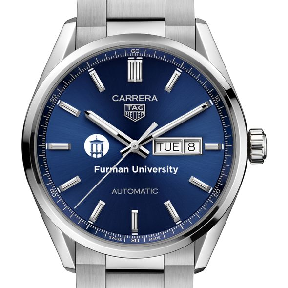 Furman Men's TAG Heuer Carrera with Blue Dial & Day-Date Window - Image 1