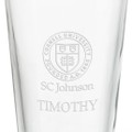 Cornell SC Johnson College of Business 16 oz Pint Glass- Set of 4 - Image 3