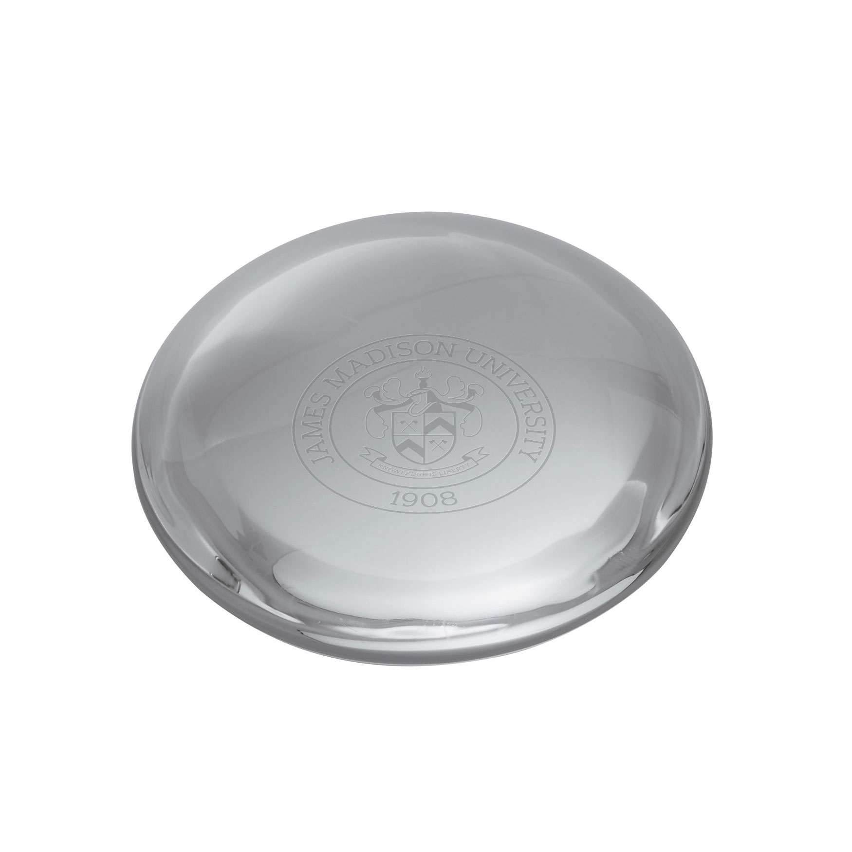 James Madison Glass Dome Paperweight by Simon Pearce