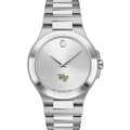 Wake Forest Men's Movado Collection Stainless Steel Watch with Silver Dial - Image 2