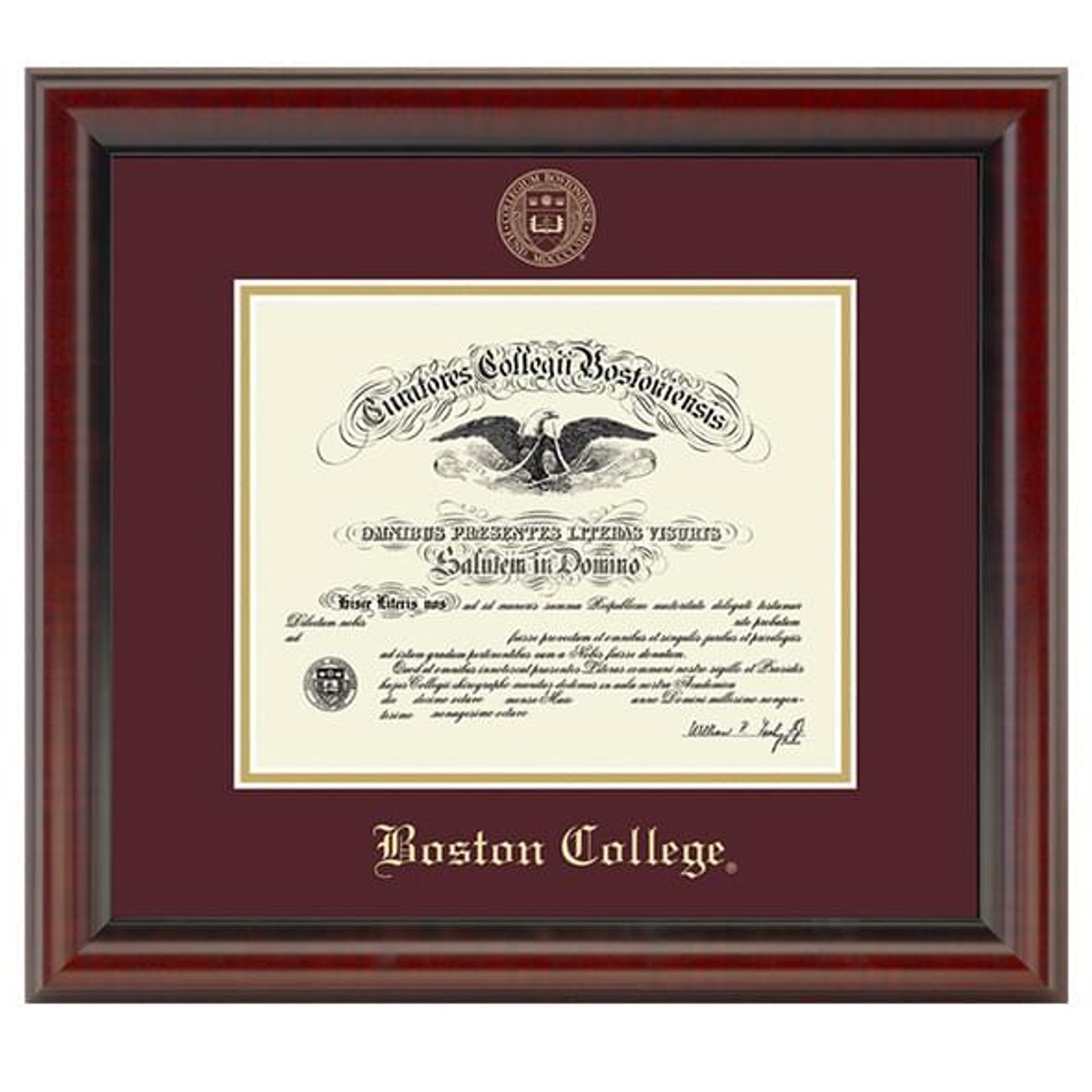 Boston College Diploma Frame, the Fidelitas - Graduation Gift Selection