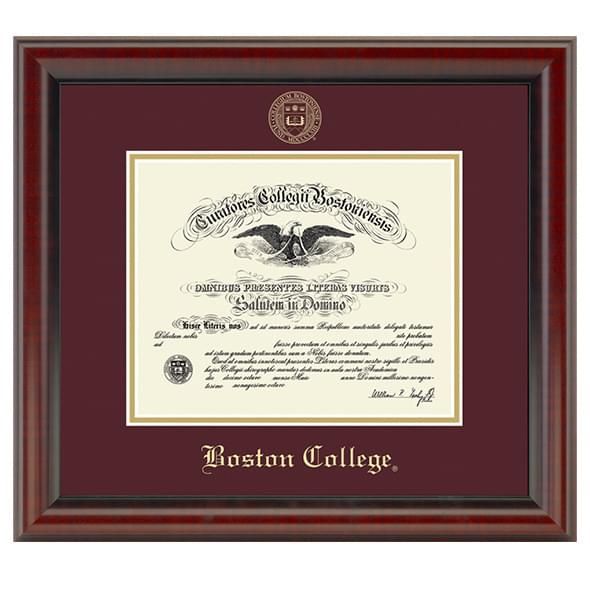 Boston College Diploma Frame, the Fidelitas - Image 1