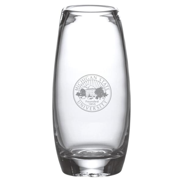 Michigan State Glass Addison Vase by Simon Pearce