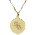 SFASU 18K Gold Pendant & Chain - Image 1