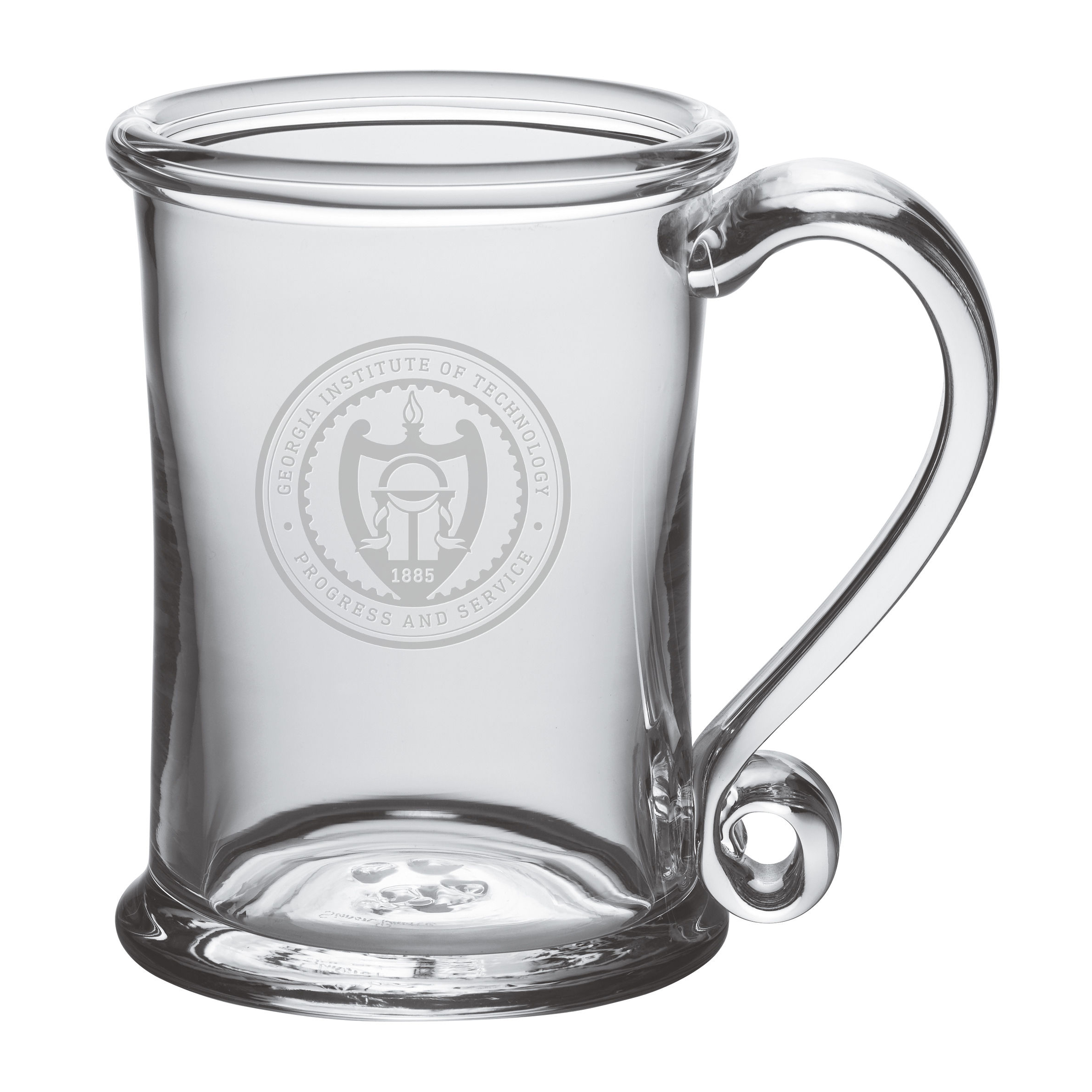 Georgia Tech Glass Tankard by Simon Pearce