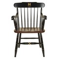click to view Michigan Ross Captain's Chair by Hitchcock - Image 1