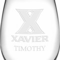 Xavier Stemless Wine Glasses Made in the USA - Set of 4 - Image 3