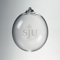 Saint Joseph's Glass Ornament by Simon Pearce