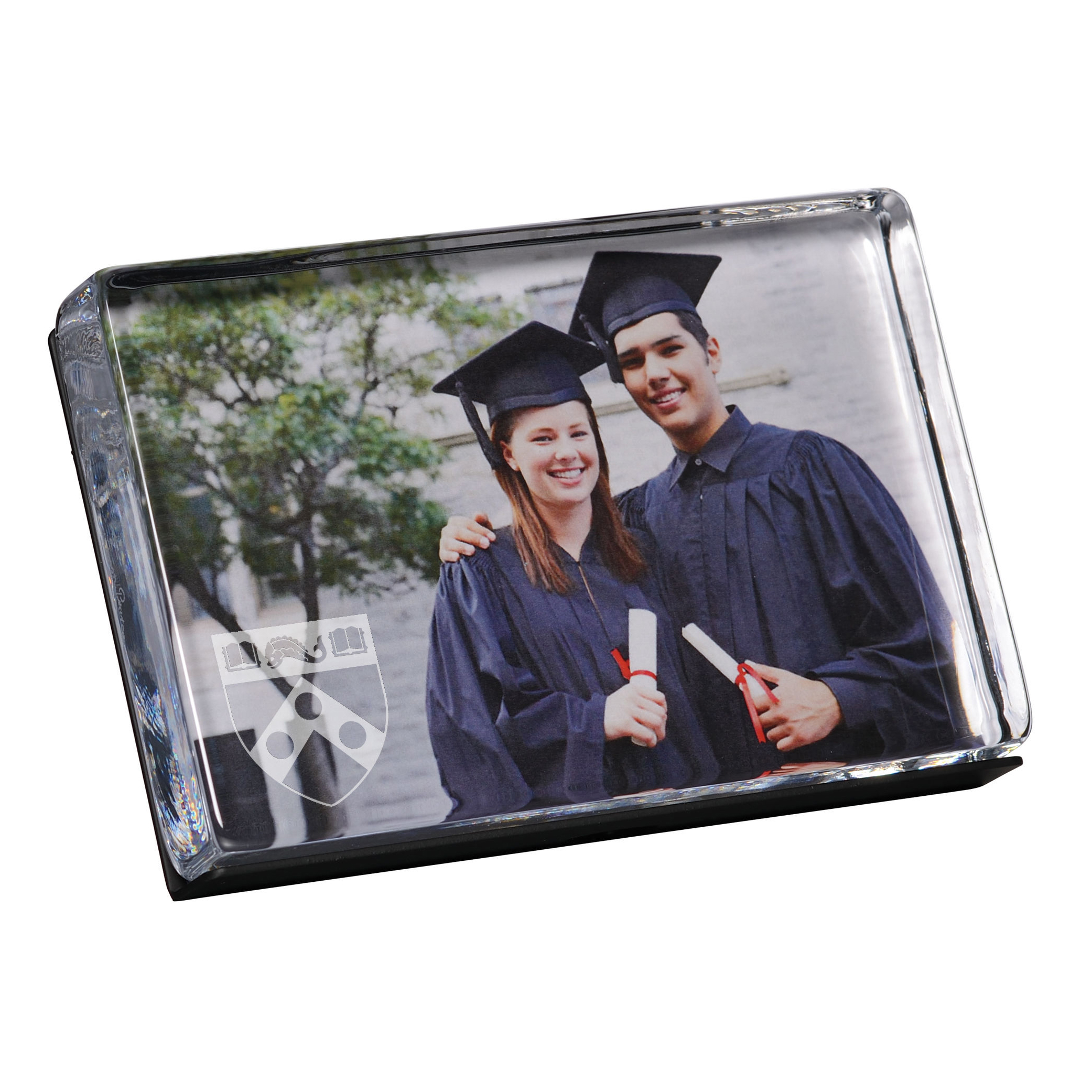 Penn Glass Photo Block by Simon Pearce