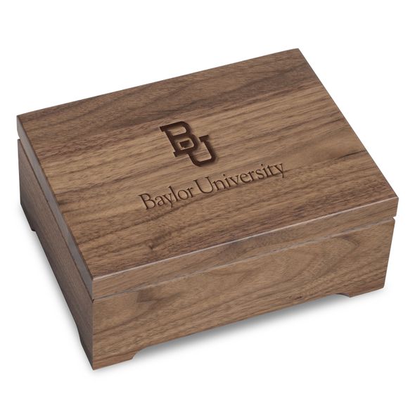 Baylor University Solid Walnut Desk Box - Image 1