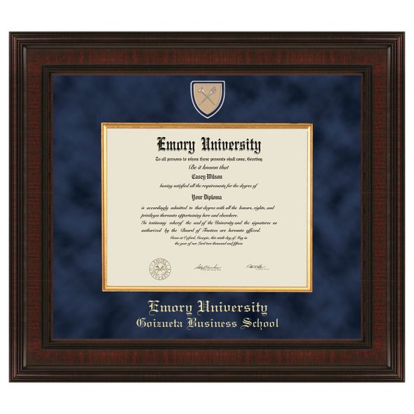 Emory Goizueta Diploma Frame - Excelsior - Image 1