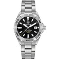 click to view Berkeley Haas Men's TAG Heuer Steel Aquaracer with Black Dial - Image 2