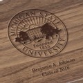 Michigan State University Solid Walnut Desk Box - Image 2