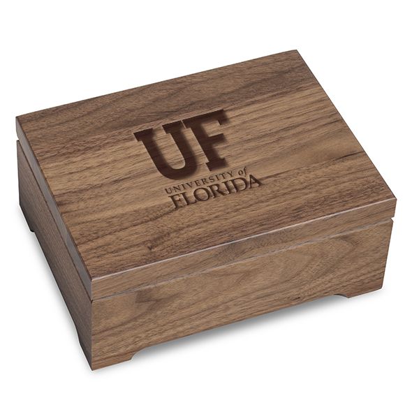 University of Florida Solid Walnut Desk Box - Image 1