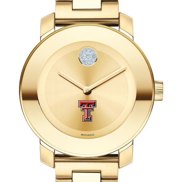 Texas Tech Women's Movado Gold Bold