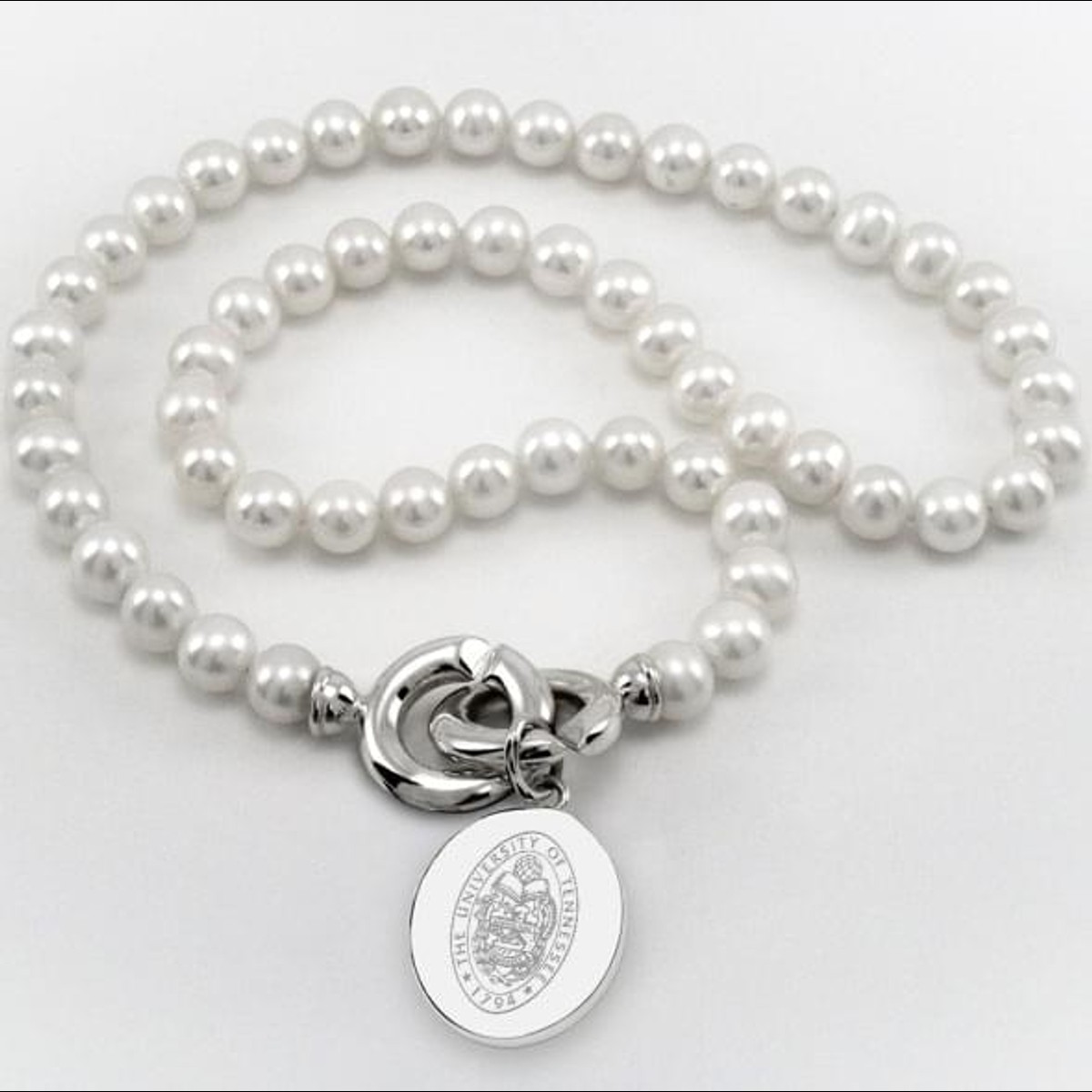 University of Tennessee Pearl Necklace with Sterling Silver Charm at M