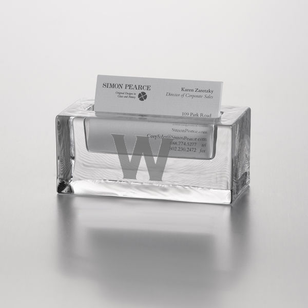 Williams Glass Cardholder by Simon Pearce
