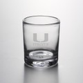 University of Miami Double Old Fashioned Glass by Simon Pearce - Image 1