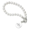 Iowa State University Pearl Bracelet with Sterling Silver Charm - Image 1