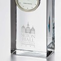 Seton Hall Tall Glass Desk Clock by Simon Pearce - Image 2