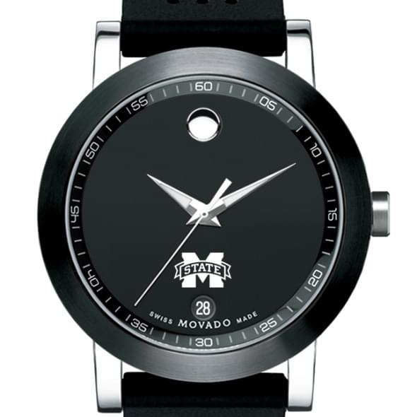 Mississippi State Men's Movado Museum Sport Rubber Strap