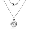 University of Iowa Necklace with Charm in Sterling Silver - Image 1