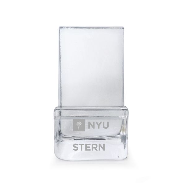 NYU Stern Glass Phone Holder by Simon Pearce - Image 1