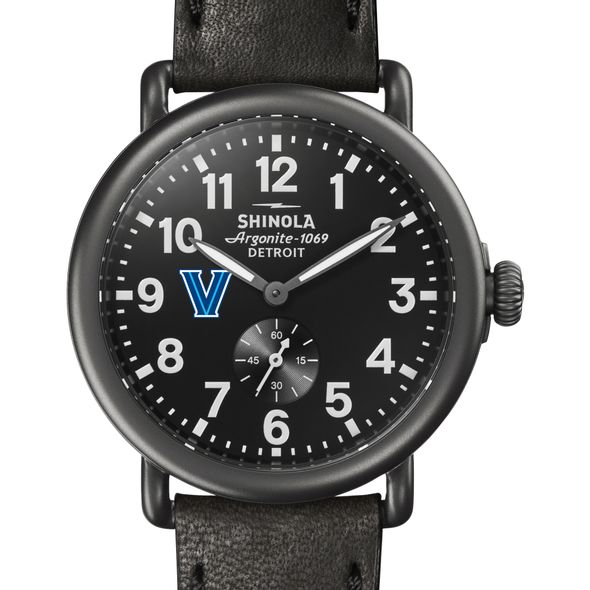 Villanova Shinola Watch, The Runwell 41mm Black Dial - Image 1