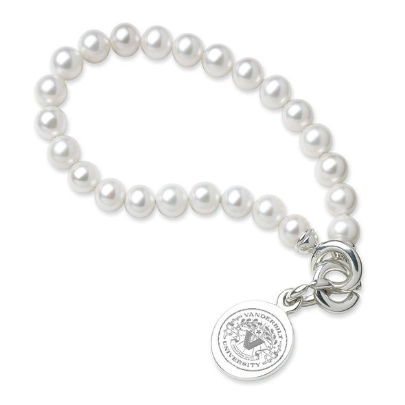 Vanderbilt Pearl Bracelet with Sterling Charm - Image 1