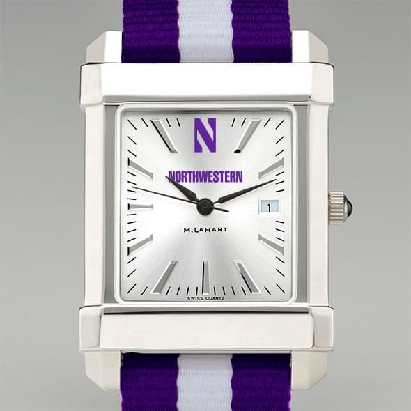 Northwestern University Collegiate Watch with NATO Strap for Men - Image 1