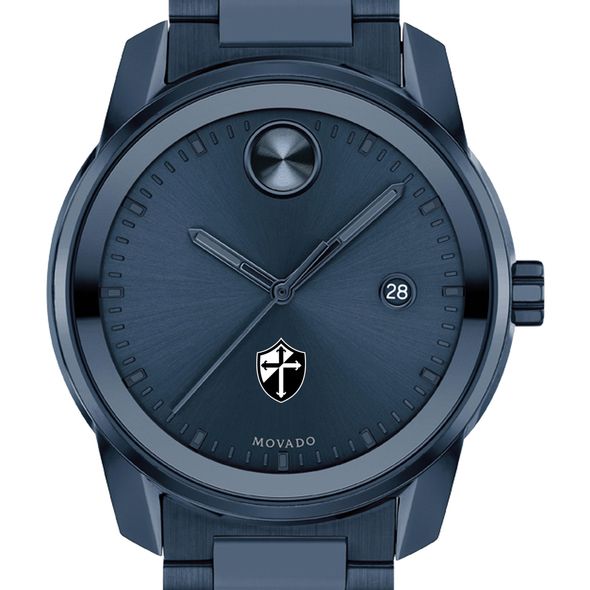 Providence College Men's Movado BOLD Blue Ion with Date Window - Image 1