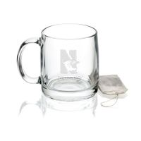 Northwestern University 13 oz Glass Coffee Mug