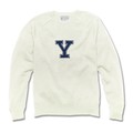 Yale Ivory and Navy Blue Letter Sweater by M.LaHart - Image 1