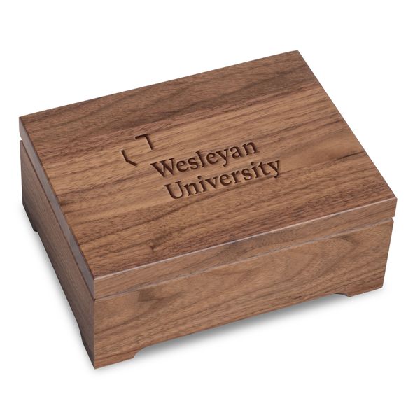 Wesleyan Solid Walnut Desk Box - Image 1